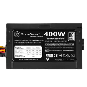 SILVERSTONE ST40F-ES230 80 PLUS 230V EU 400W ATX POWER SUPPLY